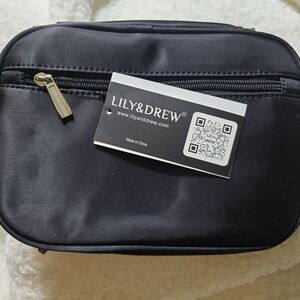Lily & Drew Black Jewelry Organizer Travel Bag